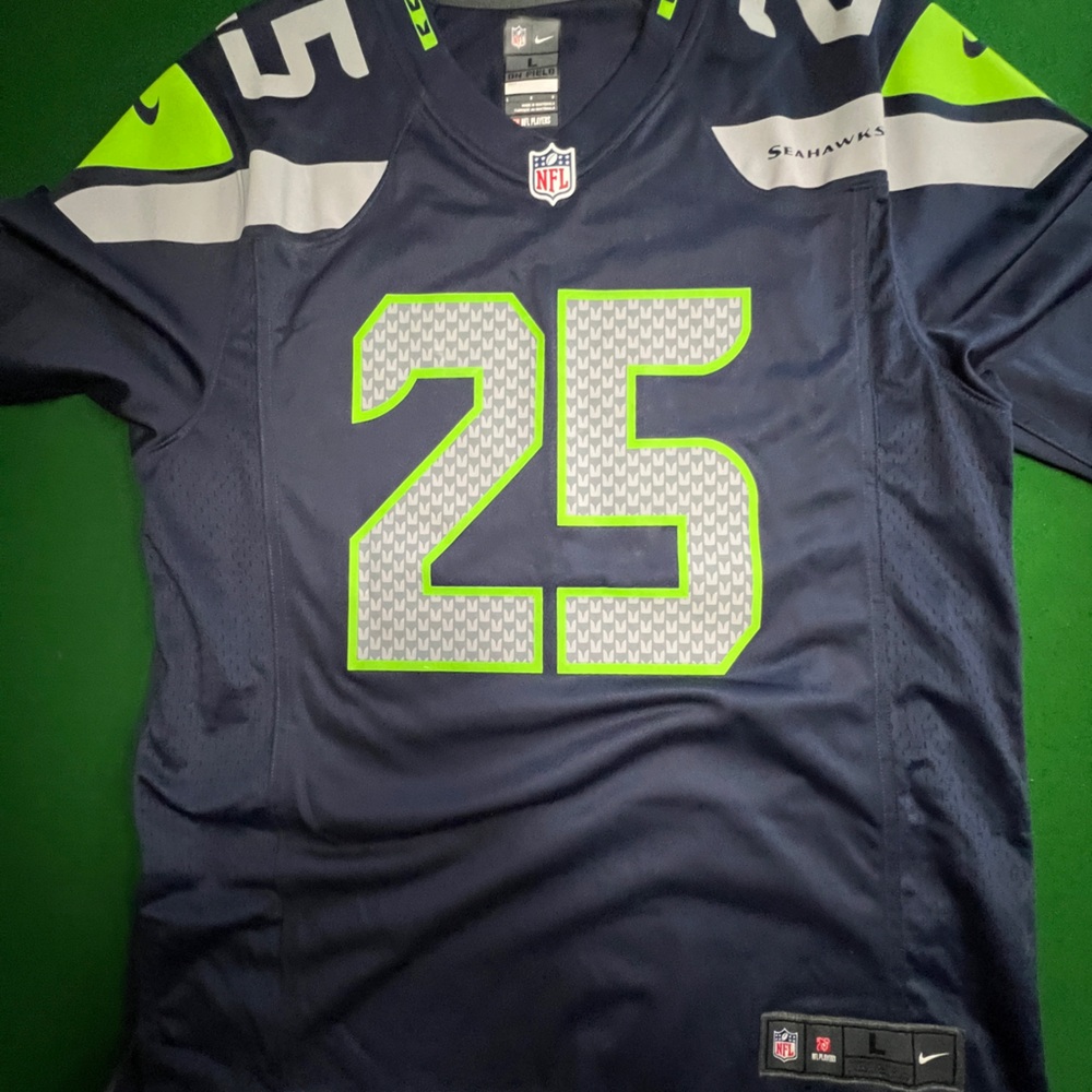 Sherman jersey worn 3-4 time